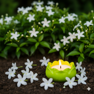 Royal Raat Rani Candle | Lotus