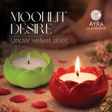 Moonlit Desire | Premium Parijat/Royal Raat Rani | Lotus Set of 2