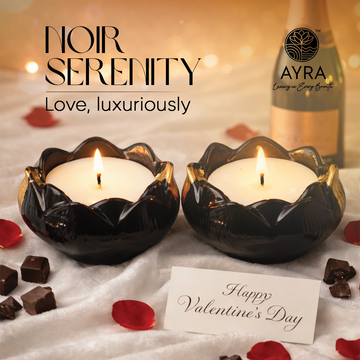 Noir Serenity | Majestic Oud/Tranquil Chamomile | Lotus Set of 2