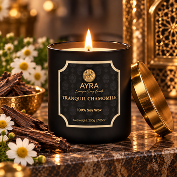 Tranquil Chamomile Candle | Big Glass
