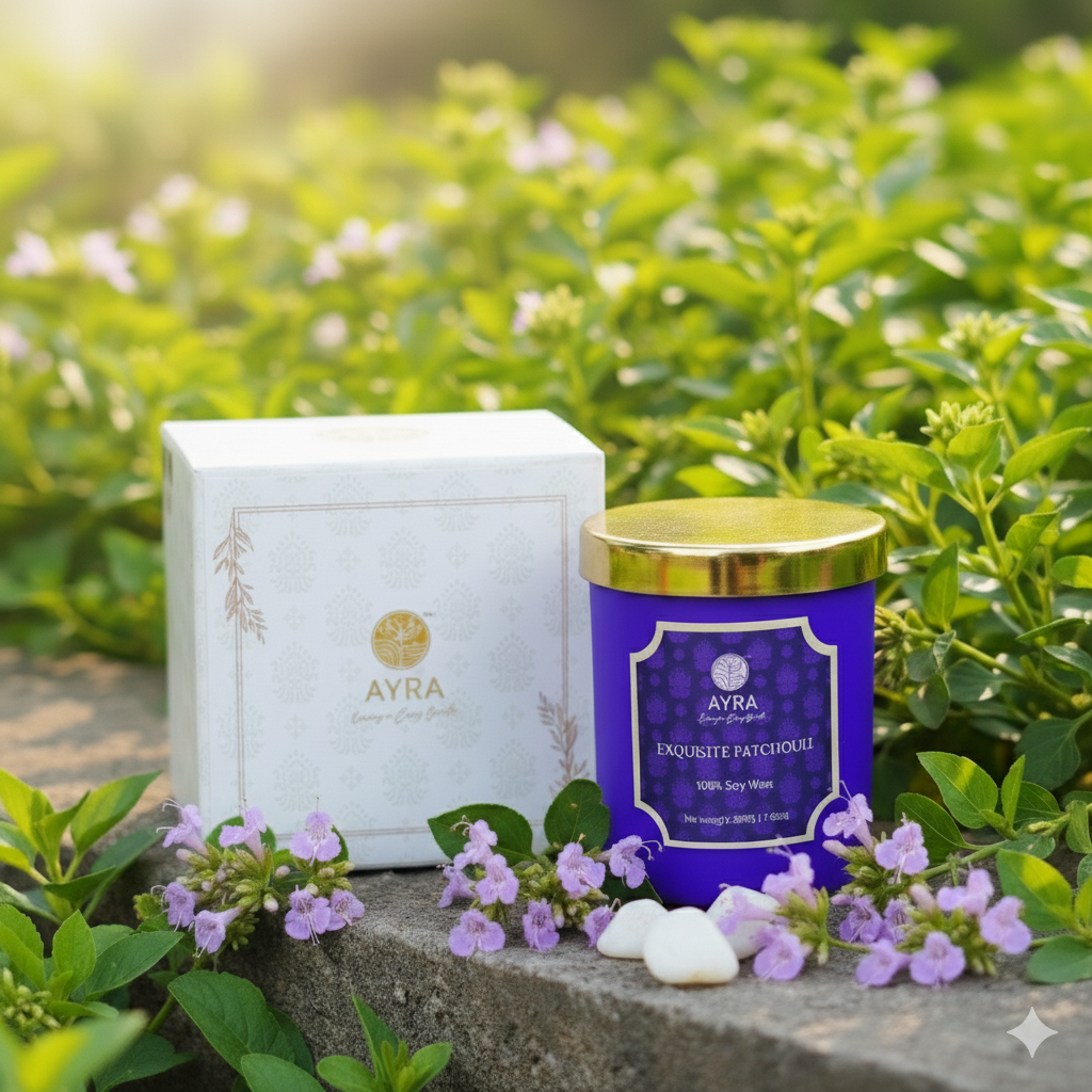 Exquisite Patchouli Candle | Big Glass