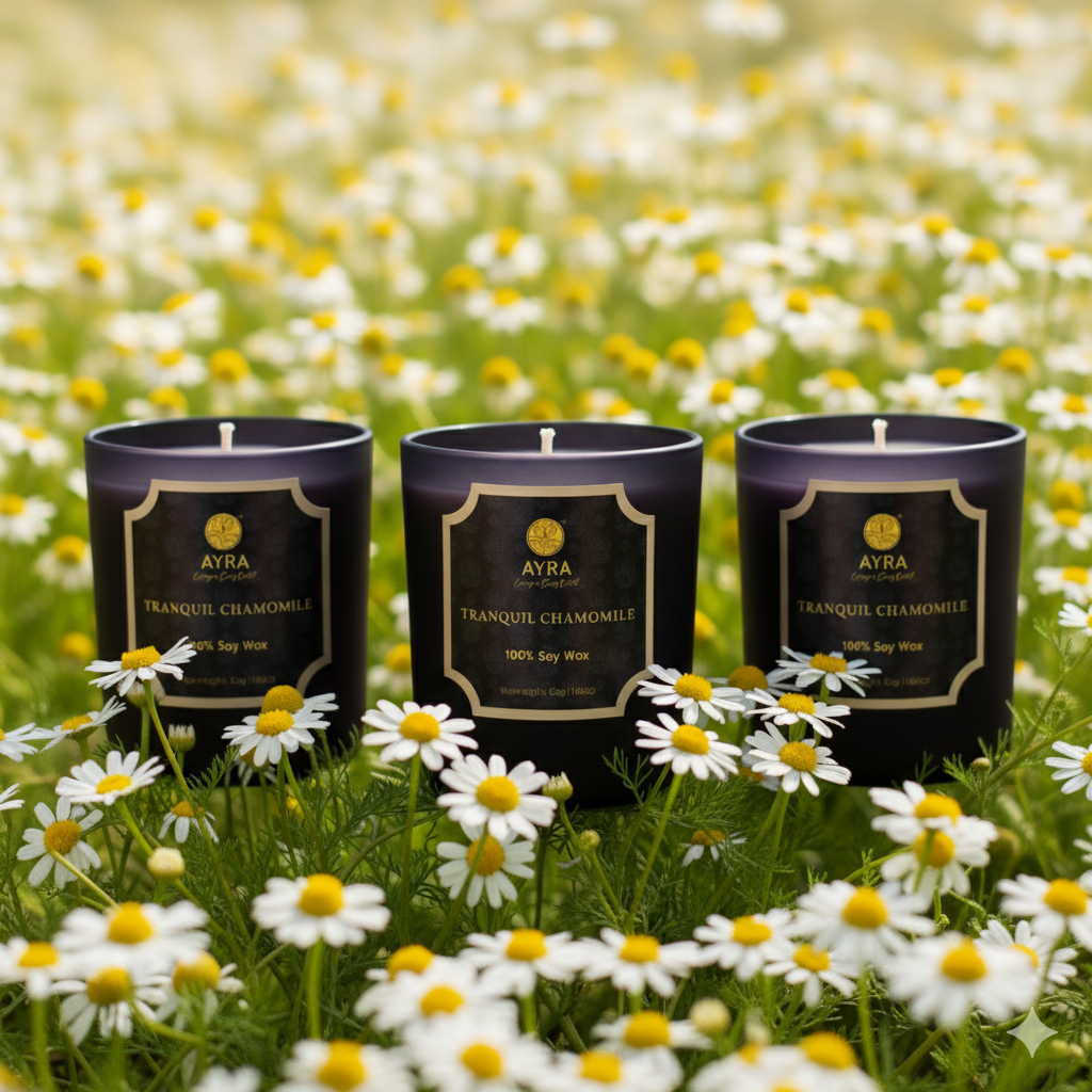 Tranquil Chamomile Candle | Set of 3