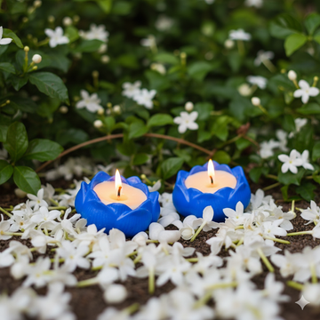 Moonlit Jasmine Candle | Lotus set of 2