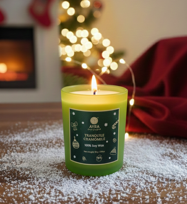 Tranquile Chamomile | Christmas Candle | Set of 3