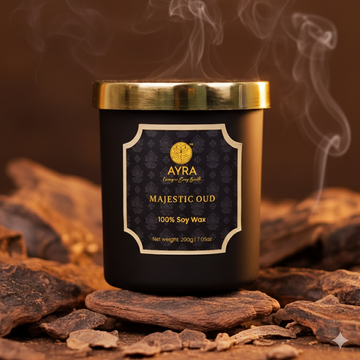 Majestic Oud Candle | Big Glass