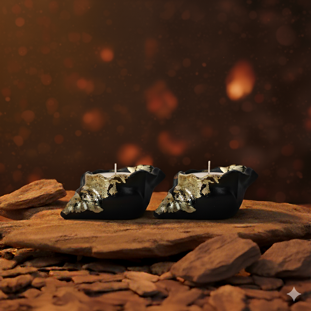 Majestic Oud Candle| Shankh Set of 2