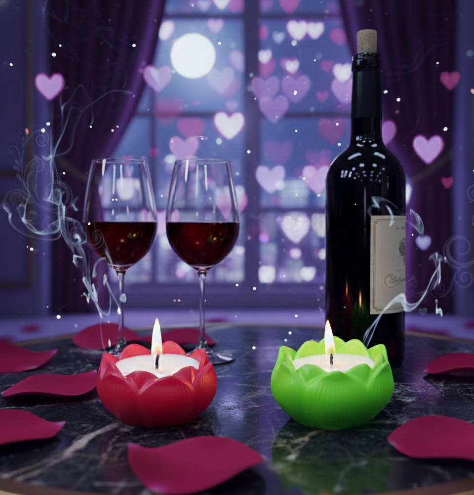 Moonlit Desire | Premium Parijat/Royal Raat Rani | Lotus Set of 2