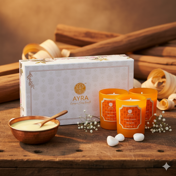 Divine Sandal Candle | Set of 3