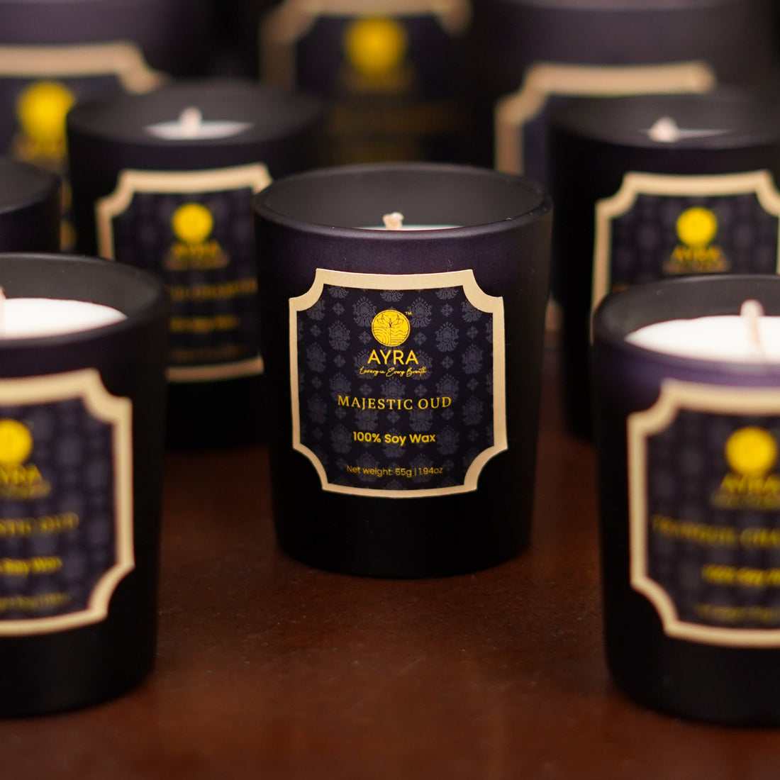 Majestic Oud Candle| Set of 3