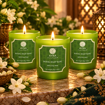 Royal Raat Rani Candle| Set of 3