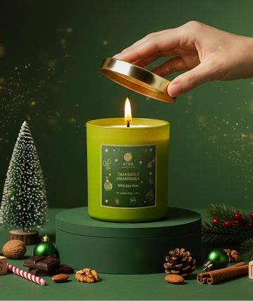 Tranquile Chamomile | Christmas Candle | Big Glass